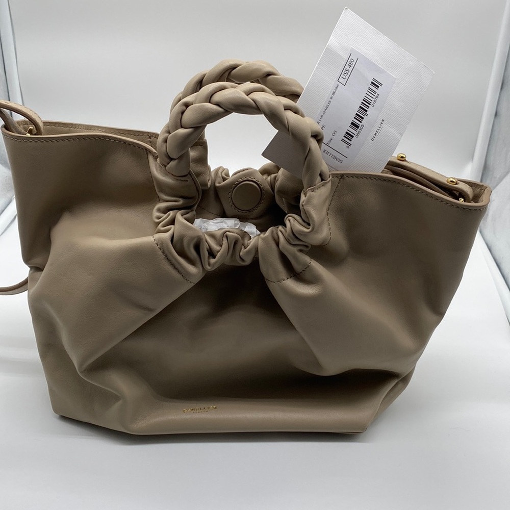 Demellier Midi Los Angeles with Braids/ Taupe